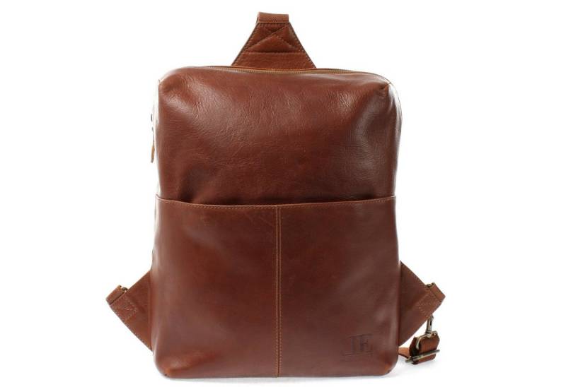 LECONI Freizeitrucksack Crossbag Bodybag Lederrucksack Rucksack Damen Herren Leder LE1029 von LECONI