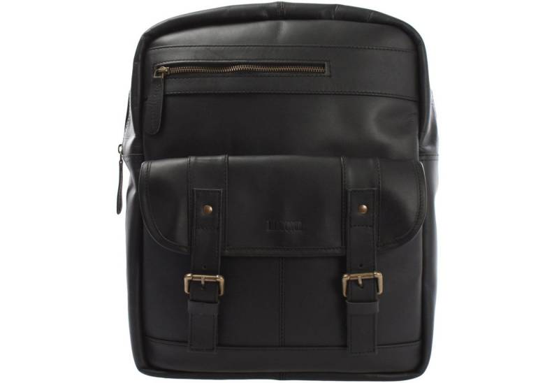 LECONI Freizeitrucksack großer Lederrucksack Wanderrucksack Echt Leder LE1018 von LECONI