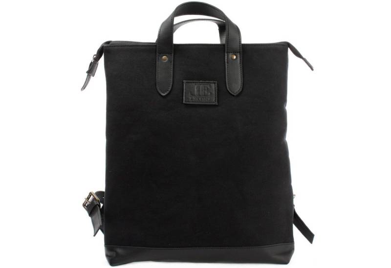 LECONI Freizeitrucksack Rucksack Damen Herren DIN A4 Canvas + Leder LE1021 von LECONI