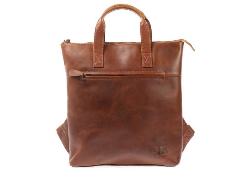 LECONI Freizeitrucksack Rucksack Lederrucksack Damen Herren Echt Leder LE1031 von LECONI