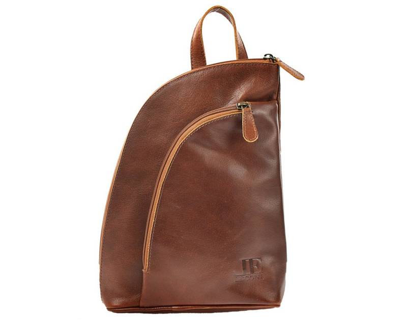 LECONI Freizeitrucksack kleiner Rucksack Lederrucksack Damen Echt Leder LE1032 von LECONI