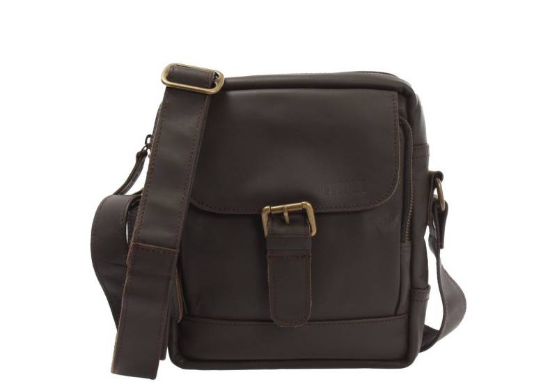 LECONI Freizeittasche kleine Männer Umhängetasche Herren Schultertasche Leder LE3042 von LECONI