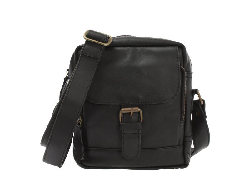 LECONI Freizeittasche kleine Männer Umhängetasche Herren Schultertasche Leder LE3042 von LECONI