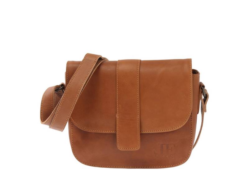 LECONI Handtasche kleine Umhängetasche Ledertasche Damen Schultertasche Leder LE0074, Echt Leder – Magnetverschluss & Reißverschluss – Größe 18 × 24 × 7 cm von LECONI