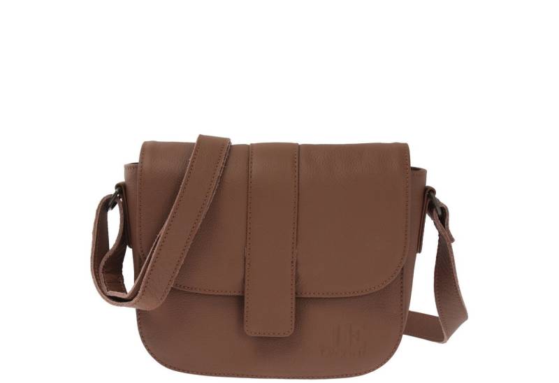 LECONI Handtasche kleine Umhängetasche Ledertasche Damen Schultertasche Leder LE0074, Echt Leder – Magnetverschluss & Reißverschluss – Größe 18 × 24 × 7 cm von LECONI