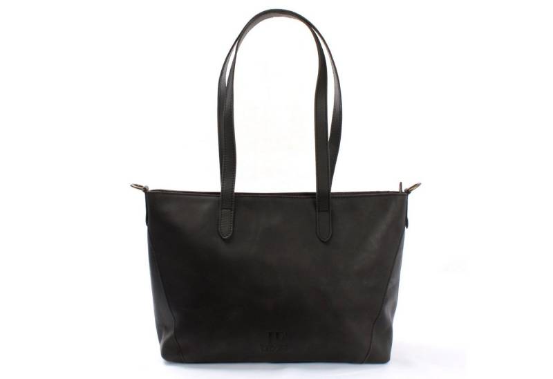 LECONI Schultertasche Handtasche Damentasche DIN A4 Arbeitstasche Leder braun LE0071, Leder – gepolstertes Laptopfach – Größe 40 × 27 × 13 cm von LECONI