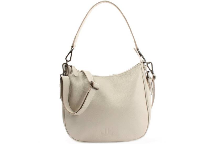 LECONI Schultertasche Henkeltasche Damentasche Ledertasche Handtasche Damen Echtleder LE0063, Gewachstes Büffelleder – flexible Trageoptionen – 30×27×11 cm von LECONI