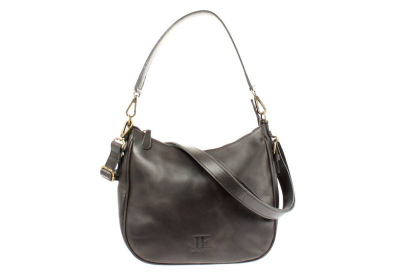 LECONI Schultertasche Henkeltasche Damentasche Ledertasche Handtasche Damen Echtleder LE0063, Gewachstes Büffelleder – flexible Trageoptionen – 30×27×11 cm von LECONI