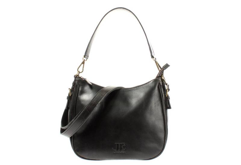 LECONI Schultertasche Henkeltasche Damentasche Ledertasche Handtasche Damen Echtleder LE0063, Gewachstes Büffelleder – flexible Trageoptionen – 30×27×11 cm von LECONI