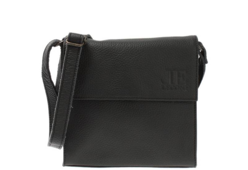 LECONI Schultertasche kleine Umhängetasche Mini Damentasche Handtasche echt Leder LE3082, Überschlag mit Magnetverschluss – kompaktes Format – 20 × 20 × 6 cm von LECONI