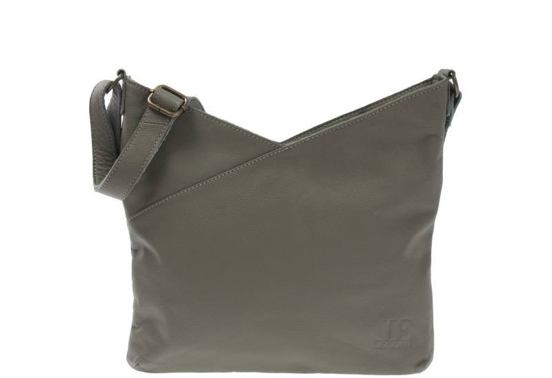 LECONI Umhängetasche Handtasche Ledertasche Damen Schultertasche Shopper Leder LE0065, Echtleder – 32×29 cm außen, 24 cm Mitte × 3 cm – verstellbarer Riemen von LECONI