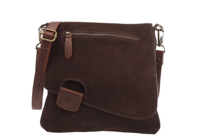 LECONI Umhängetasche Handtasche Ledertasche Damen Schultertasche Wildleder LE3027 von LECONI