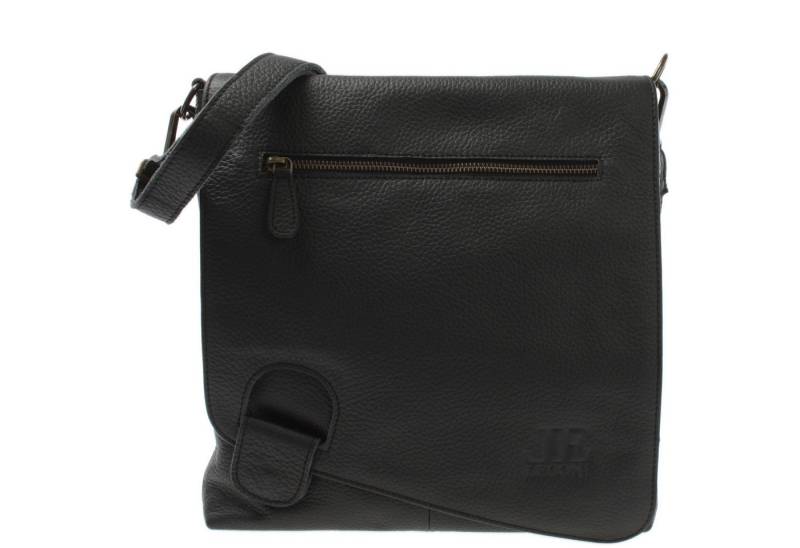 LECONI Umhängetasche Ledertasche Damen Handtasche Schultertasche Echt Leder LE3073, Auffälliger Überschlag - Fächer innen & außen - 29x29x6 cm von LECONI