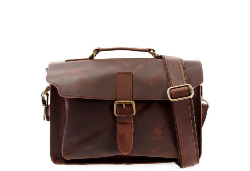 LECONI Umhängetasche kleine Ledertasche Damen Herren Schultertasche Leder LE3023 von LECONI