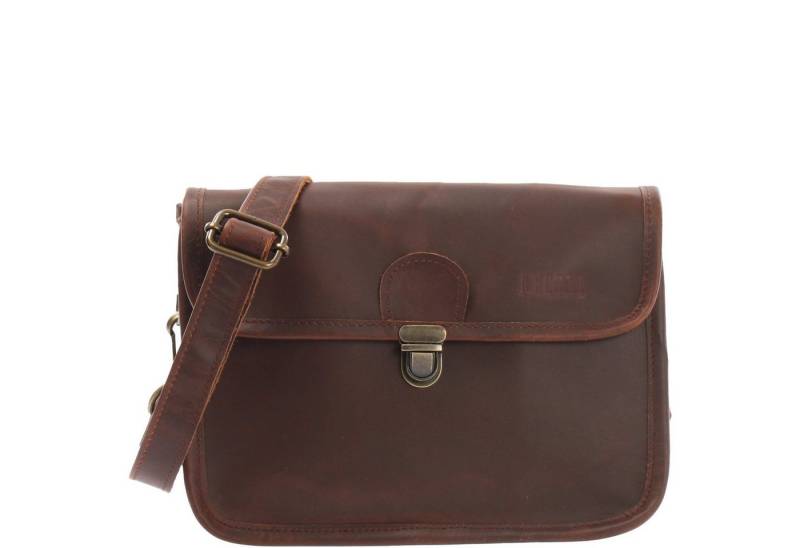 LECONI Umhängetasche kleine Damentasche Handtasche Damen Schultertasche Leder LE3041 von LECONI