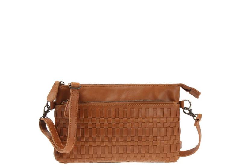 LECONI Umhängetasche kleine Schultertasche Damentasche Clutch Leder LE3081 von LECONI