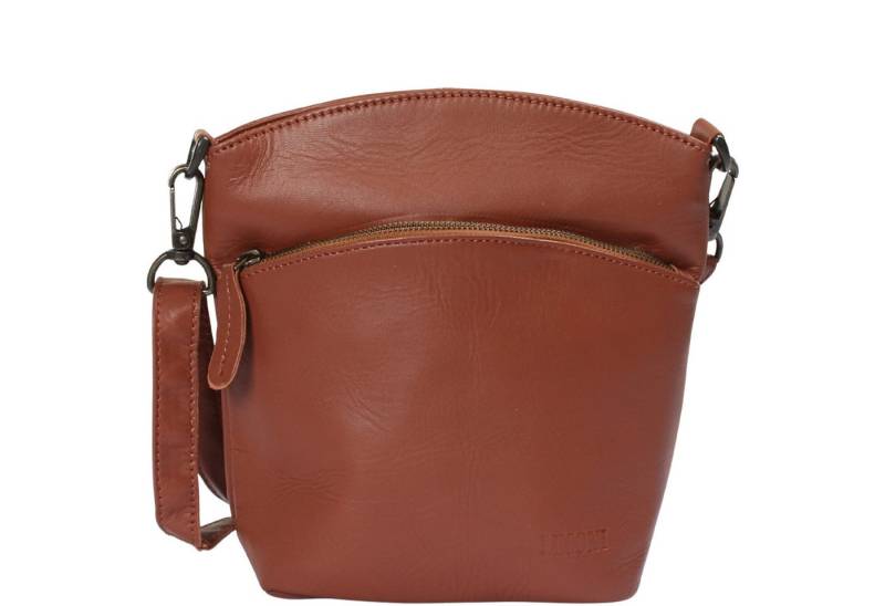 LECONI Umhängetasche kleine Schultertasche Ledertasche Damen Handtasche Leder LE3049, Echt Leder - handlich & hochwertig 22x25x7cm - verstellbarer Riemen von LECONI