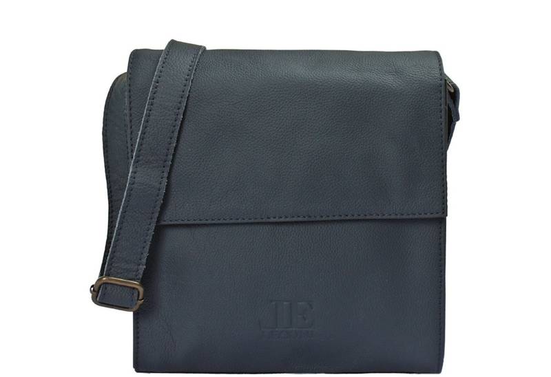 LECONI Umhängetasche kompakte Schultertasche Damentasche Handtasche Frauen Echtleder LE3089, Überschlag mit Magnetverschluss – Innen- & Steckfach – 23 × 23 × 7 cm von LECONI