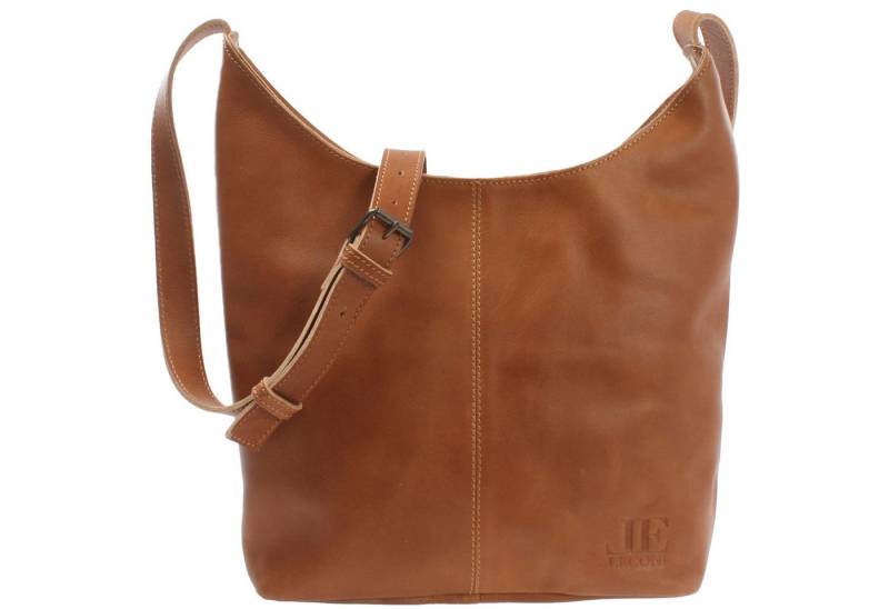 LECONI Umhängetasche mittlere Handtasche Damen Schultertasche Damentasche Leder LE0072, Echt Leder – verstellbarer Schulterriemen – Größe 33 × 33 × 9 cm von LECONI