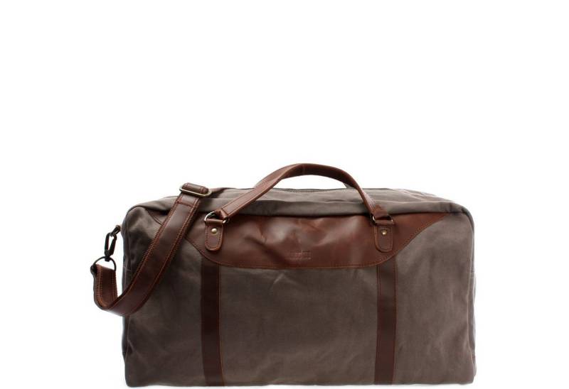 LECONI Weekender Reisetasche Handgepäck Canvas Leder LE2020 von LECONI