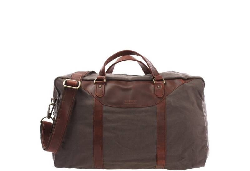 LECONI Weekender kleiner Weekender Sporttasche Canvas Leder LE2009 von LECONI