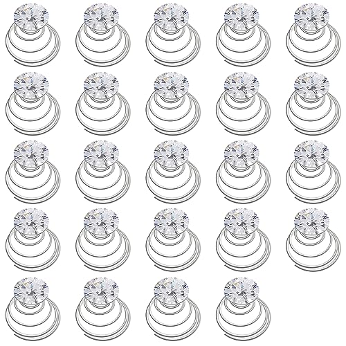 Spirale Haarnadeln, Braut Haarnadeln Kristall Strass Wirbel Haarnadeln Perle Haarnadeln für Frauen Mädchen Hochzeit Braut Party (24 PCS) von LECTNORE