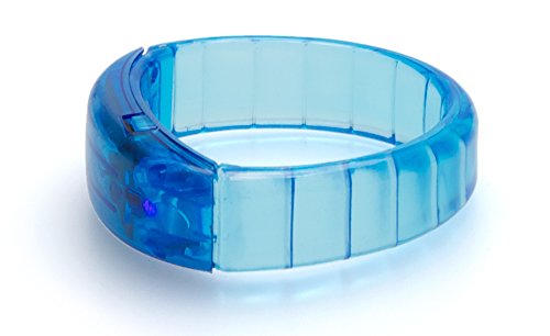 LED Leuchtarmband Blau, Armband Leuchtend, Armreif Leuchtband für Geburtstag Party Kinder Kindergeburtstag Mitbringsel Mitgebsel von LED-Highlights