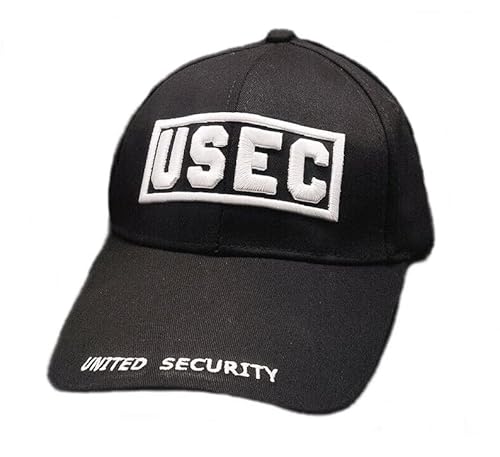 Cosplay Cap Bear USEC Basdball Cap Unisex Hip Hop Sunhat Prop Black von LEDABAO