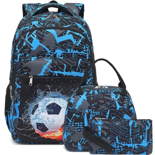 LEDAOU Schulrucksack Junge Teenager Kinder Juvenile Mädchen Daypack Mädchen Freizeitrucksack Backpack von LEDAOU