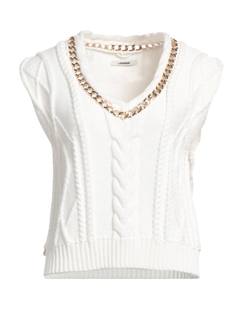 LEDERER Pullover Damen Weiß von LEDERER