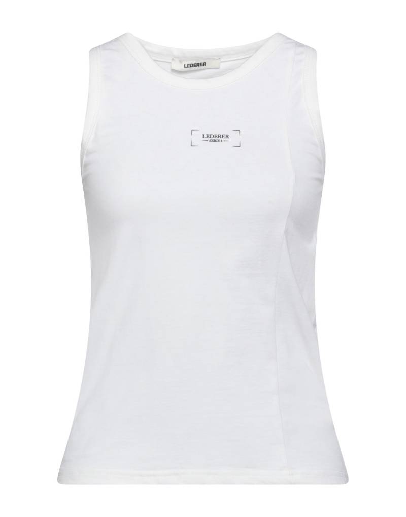 LEDERER Tank Top Damen Cremeweiß von LEDERER
