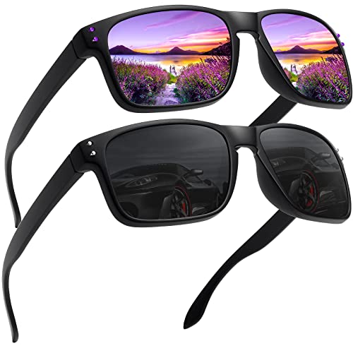 LEDING&BEST Sonnenbrille Herren Damen Polarisierte UV-Schutz/TR90 unzerbrechlicher Rahmen Outdoor-Sportarten Strand Sonnenbrillen von LEDING&BEST