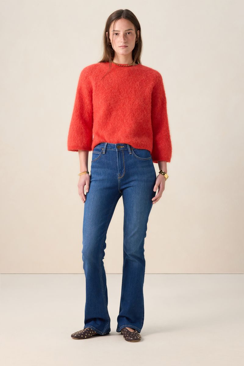 LEE High Waist Bootcut Jeans - Dunkelblau von LEE