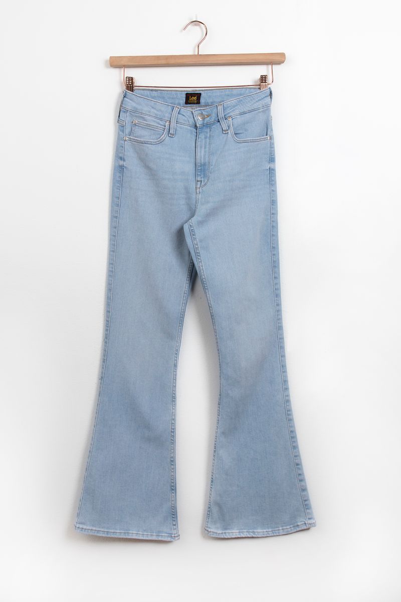 Lee High Waist Flared Jeans Breese - Blau von LEE