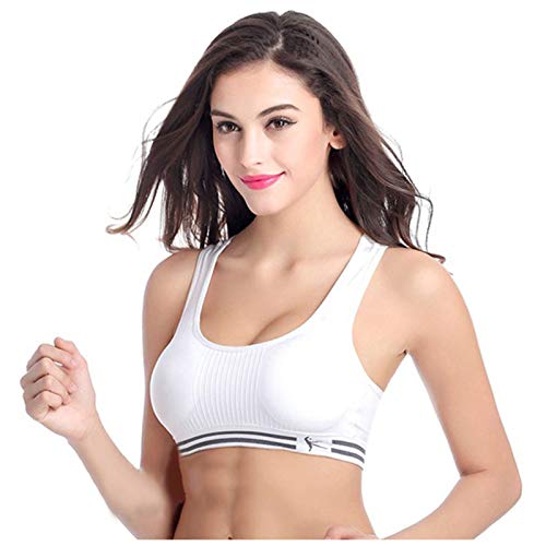 LEEDY Damen Sport BH Starker Halt Gekreuzt Rücken Gepolstert Fitness Lauf Joggen Yoga Bra Push Up Fitnesstraining von LEEDY Sweatshirts&Kapuzenpullover