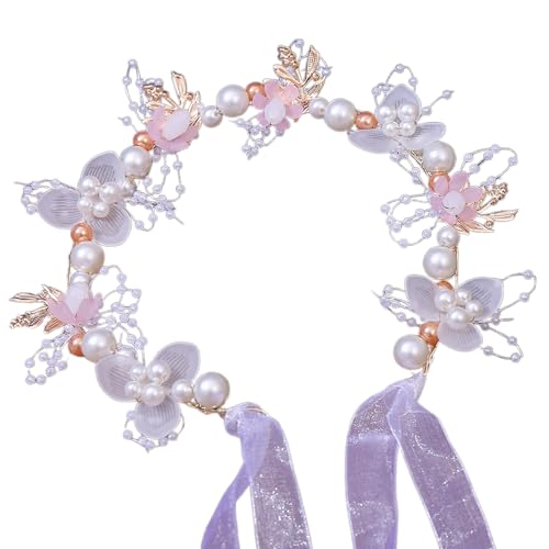 Ethnisches Stirnband Mit Eleganter Personalisierter Kranz Haarband Schmuck Wunderschönes Blumen Stirnband Für Mädchen Haarband Für Kinder von LEEINTO