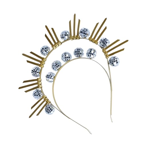 Kugel Stirnband Einzigartiges Haarband Für Damen Stilvolle Kopfbedeckung Für Partys Multifunktionaler Kopfschmuck Ornament Damen Dekoration von LEEINTO