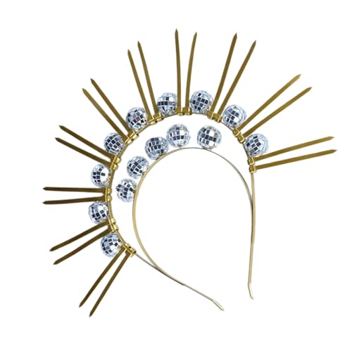 Kugel Stirnband Einzigartiges Haarband Für Damen Stilvolle Kopfbedeckung Für Partys Multifunktionaler Kopfschmuck Ornament Damen Dekoration von LEEINTO