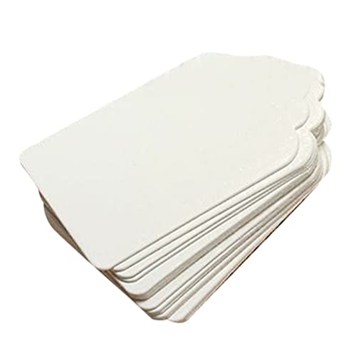 LEEINTO 100 Stück Kraftpapier Für Kopfanhänger Weihnachten Hochzeit Party Kraftpapier Geschenk Hängeetikett 5 X 3 cm Kraft Blanko C Kraftpapier Karten von LEEINTO