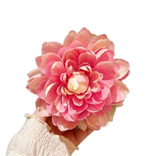 LEEINTO Auffällige Haarspangen Mit Großer Rose Leichte Haarspange Haarschmuck Für Frauen Und Mädchen Blumen Haarklammer von LEEINTO