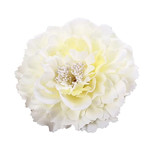 LEEINTO Blumen Haarspangen Haarschmuck Haarblumen Anstecknadel Blumenbrosche Braut Kopfbedeckung Zubehör Für Strandparty Hochzeit Stoff Blumen Haarspangen Für Frauen von LEEINTO