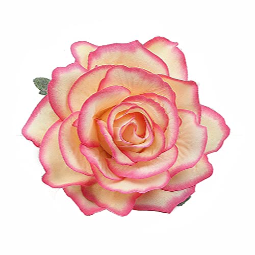 LEEINTO Rosenblüten Haarspange Flamenco Tänzer Pin Blumenbrosche Mehrfarbige Blumen Pin Up Brosche Rosenblüten Haarnadel Haarspange Rosenblüten Haarspange Für Frauen von LEEINTO