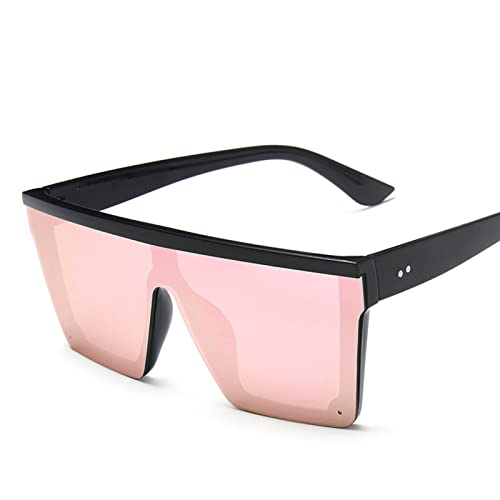 LEEINTO Übergroße Quadratische Sonnenbrille Rechteckige Sonnenbrille Polarisierte Fahrradbrille Blendfreie Leichte Tragbare Sonnenbrille Schwarze Rechteckige Sonnenbrille von LEEINTO