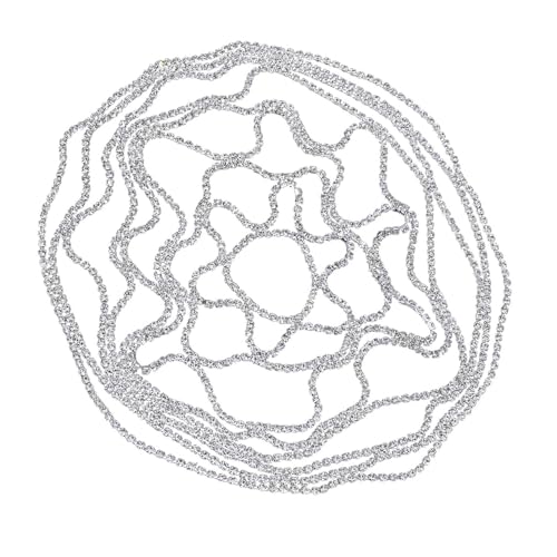 Modischer Stirnschmuck Mit Schimmernden Kristallen. Auffälliger Kopfkettenschmuck Für Tanzpartys Und Hochzeiten. Elegante Party Kopfbedeckung von LEEINTO