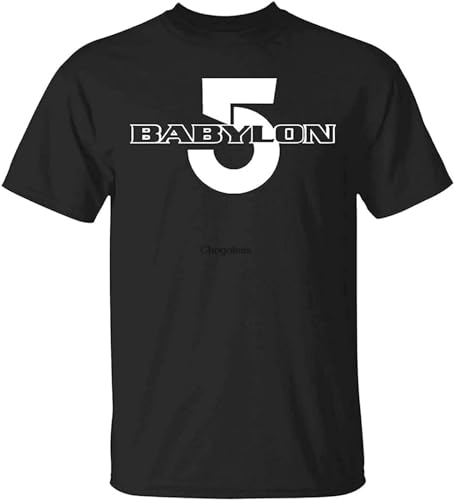 Cool Babylon 5 Films Logo Retro Vintage Shows T-Shirts Retro 90'S Sitcom Babylon 5 T-Shirt von LEEKATO