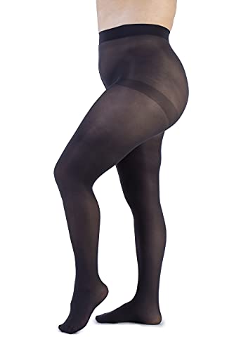 LEELA LAB Strumpfhose Damen Semi-matt mit Recycelten Garnen 50 Denier, Bequem und Langlebig - Made in Italy (Smoke, 4) von LEELA LAB