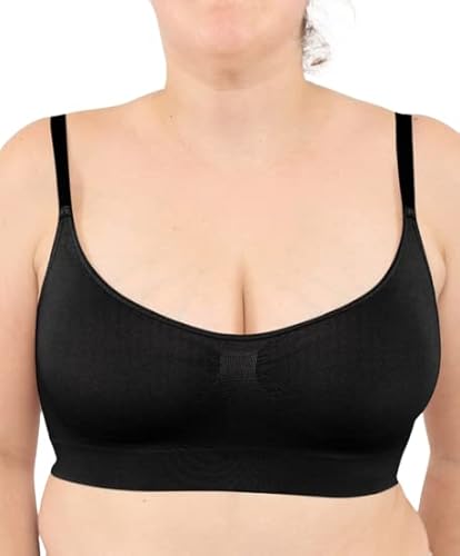 LEELA LAB Formender BH Damen Große Größen, Bequem und Vielseitig mit Verstellbaren Trägern, Nahtloser Technologie - Made in Italy (Black, 3XL) von LEELA LAB