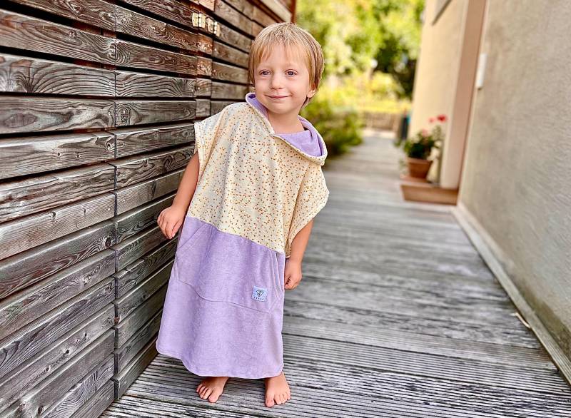 Kinderponcho Surfponcho Poncho Surf Frottee Handtuch Hoodie Surfcape Cape Bademantel Badeponcho von LEELIshop