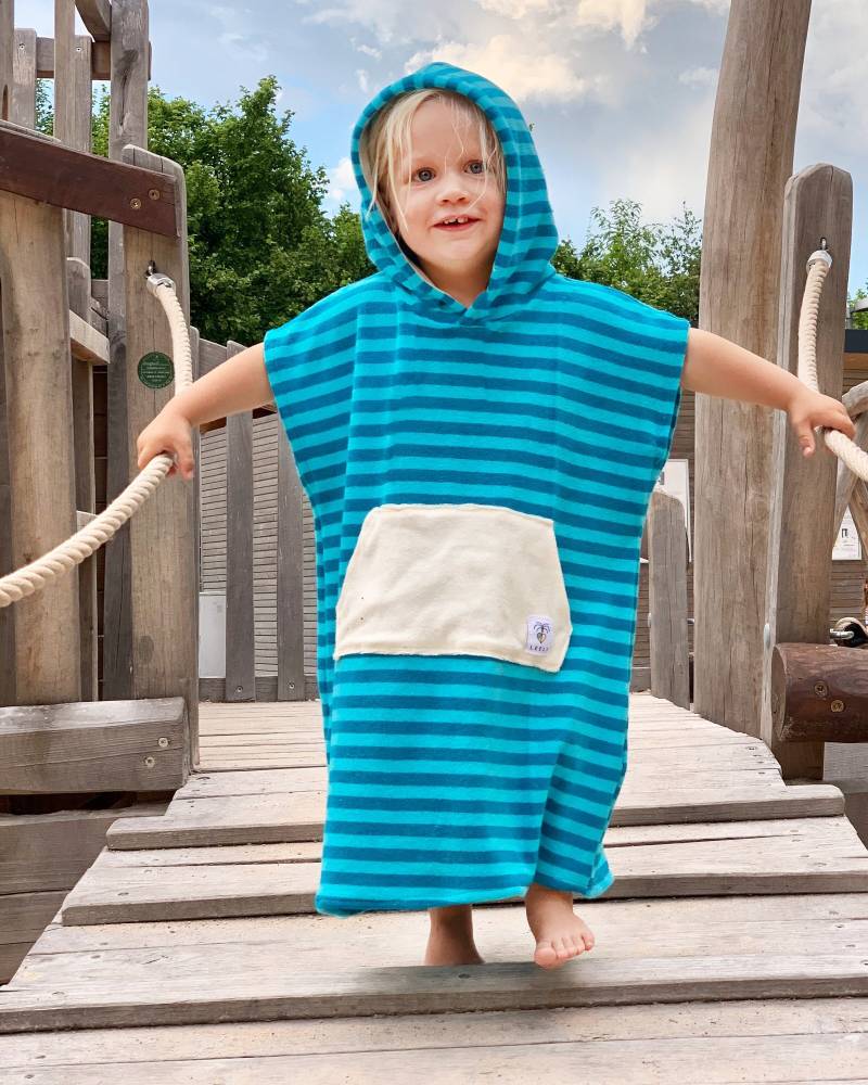 Kinderponcho Surfponcho Poncho Surf Frottee Handtuch Hoodie Surfcape Cape Badeponcho Bademantel von LEELIshop