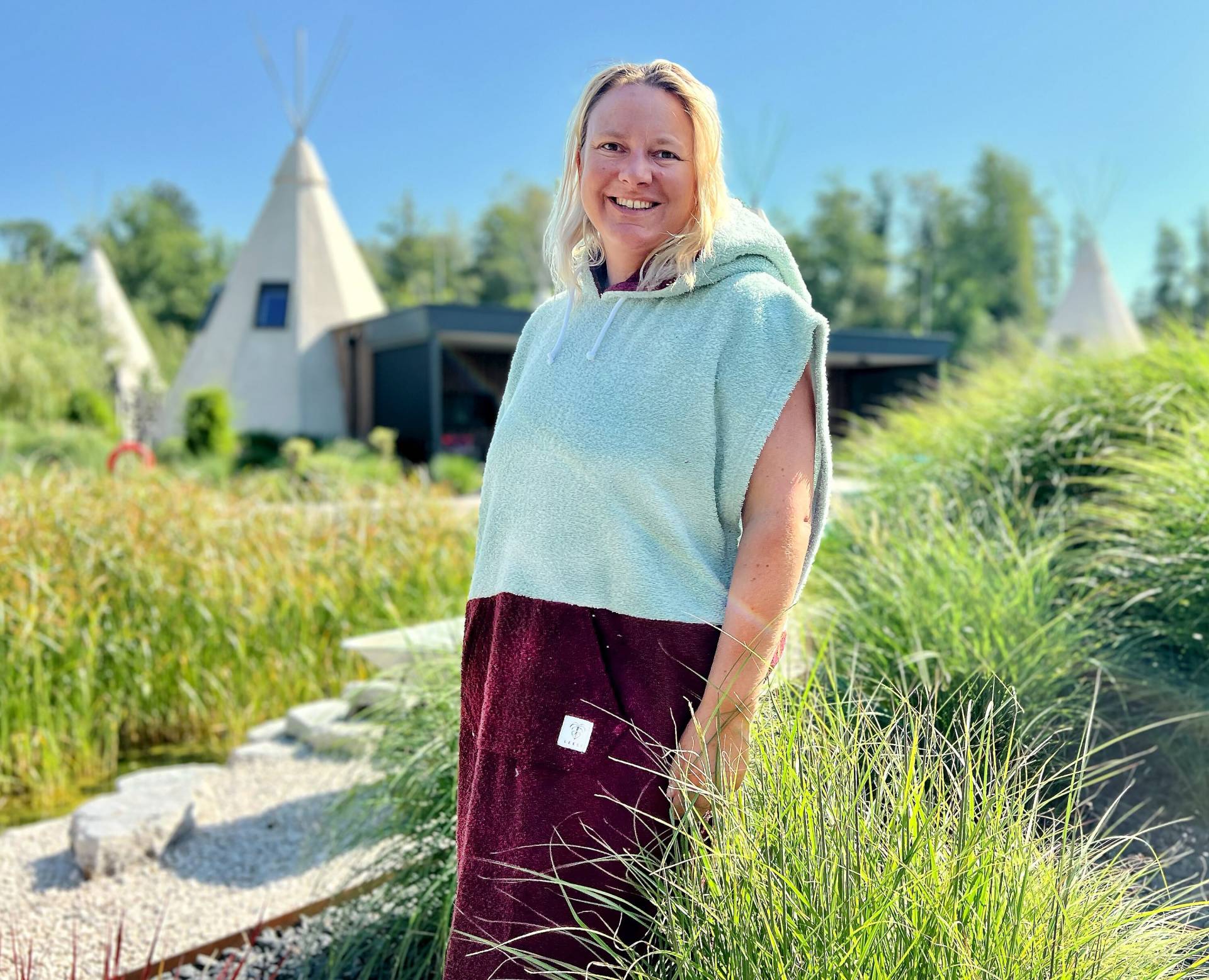 Poncho Badeponcho Surfponcho Bademantel von LEELIshop